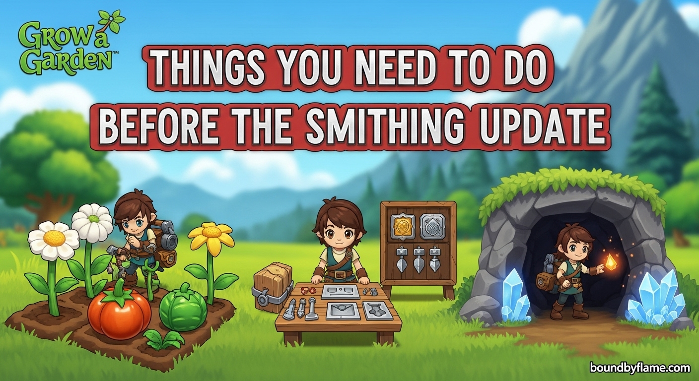 Smithing Update in Grow a Garden