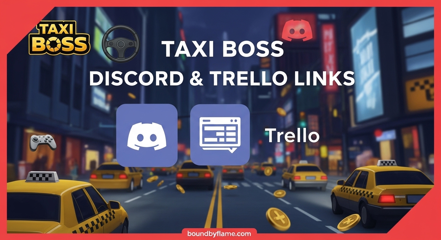 Taxi Boss Discord & Trello Links