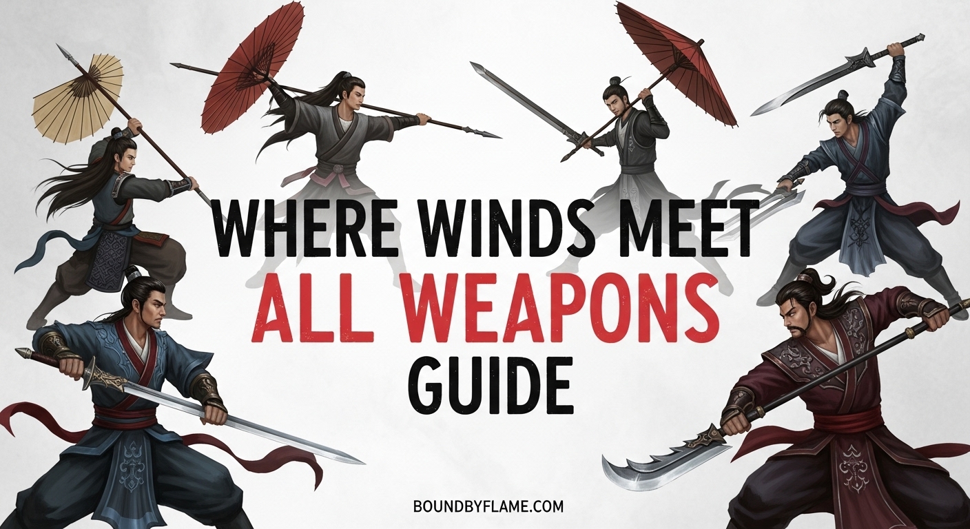 Where Winds Meet All Weapons