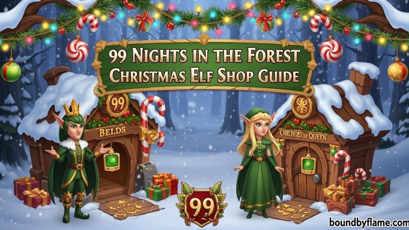 99 Nights in the Forest Christmas Elf Shop