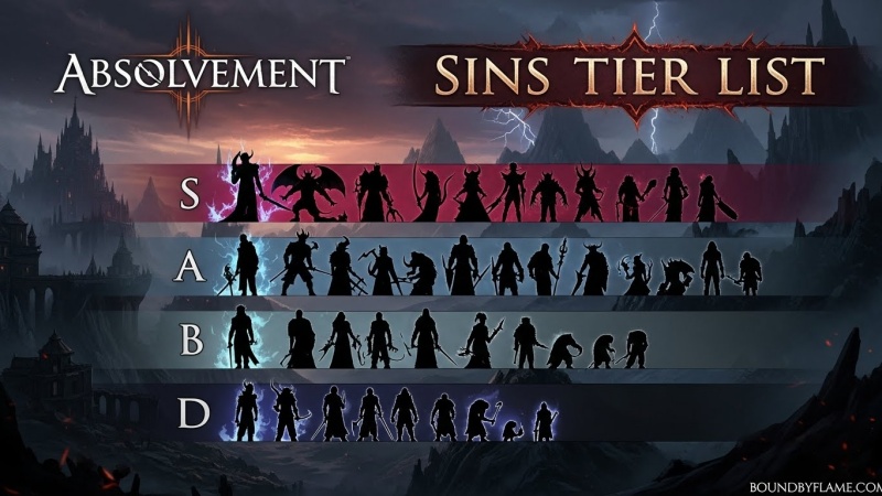 Absolvement Sins Tier List