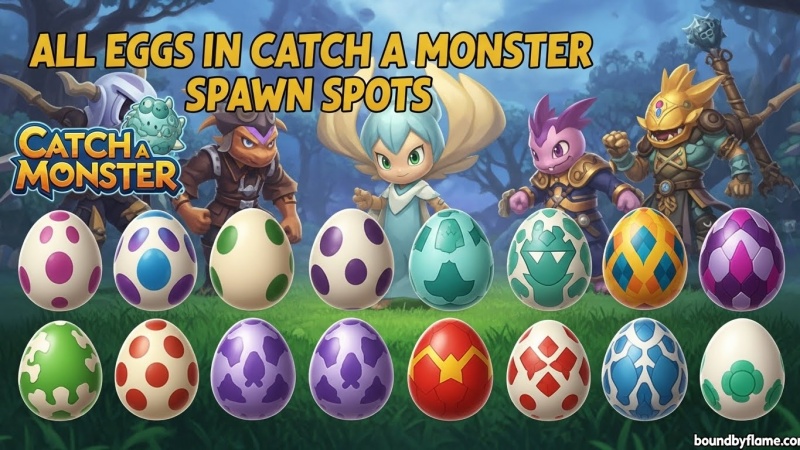 All Egg Spawn Spots & Tips