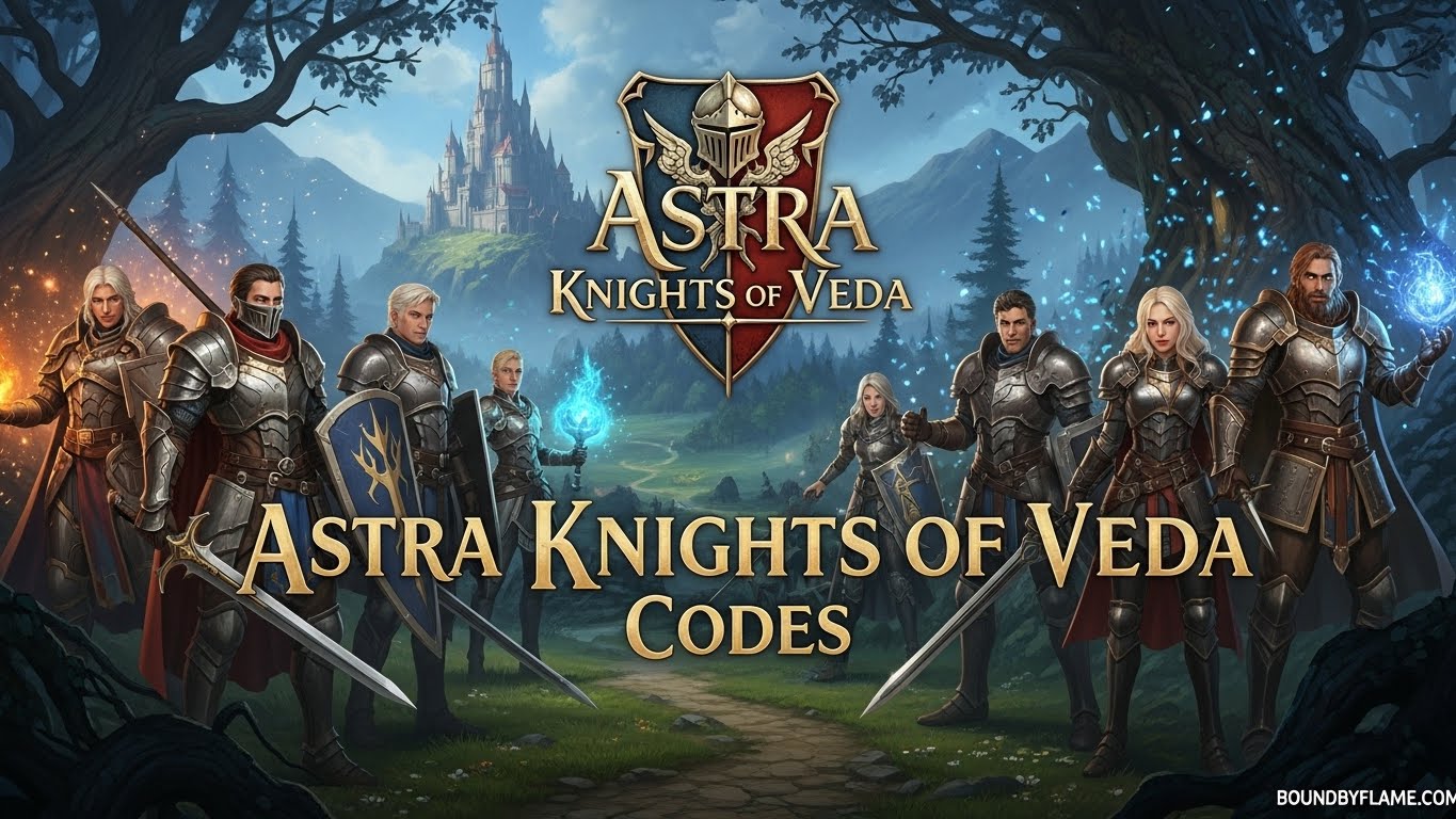 Astra Knights of Veda Codes