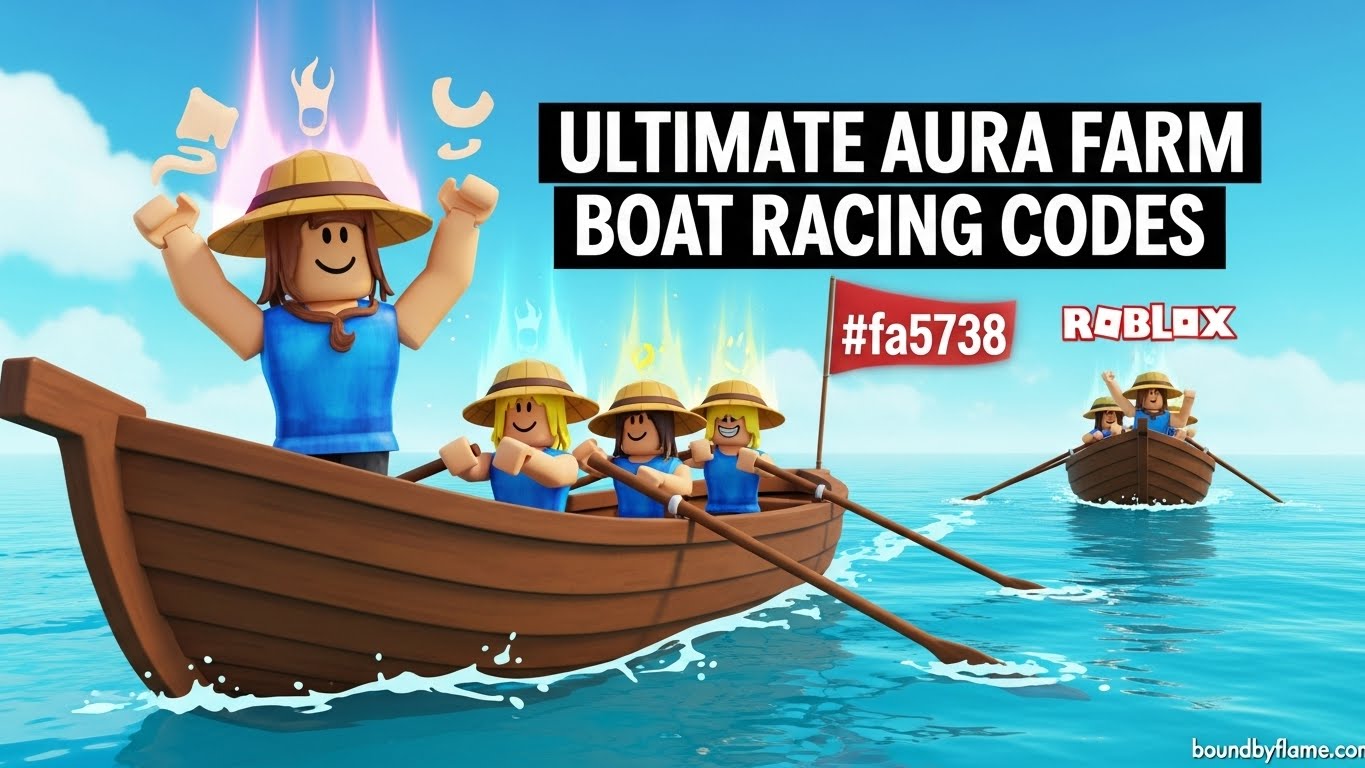 Aura Farm Boat Racing Codes