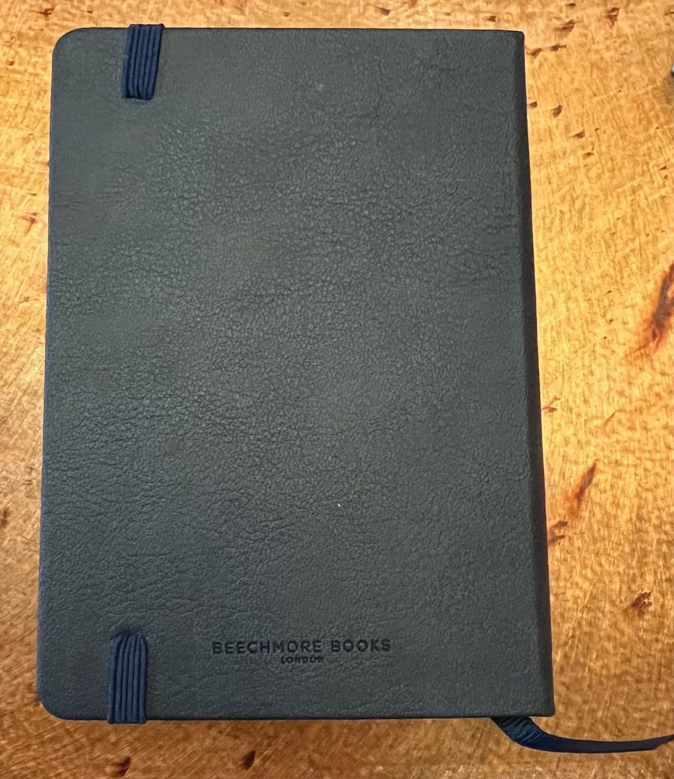 A6 Lined Vegan Leather Journal - 4 x 6 inches - Small Leather Notebook for Men & Women – Mini Hardcover Journaling Notebooks with 160 Sheets, 120gsm Thick Pages, Back Pocket, Elastic Closure, Gift Box - Customer Photo 2