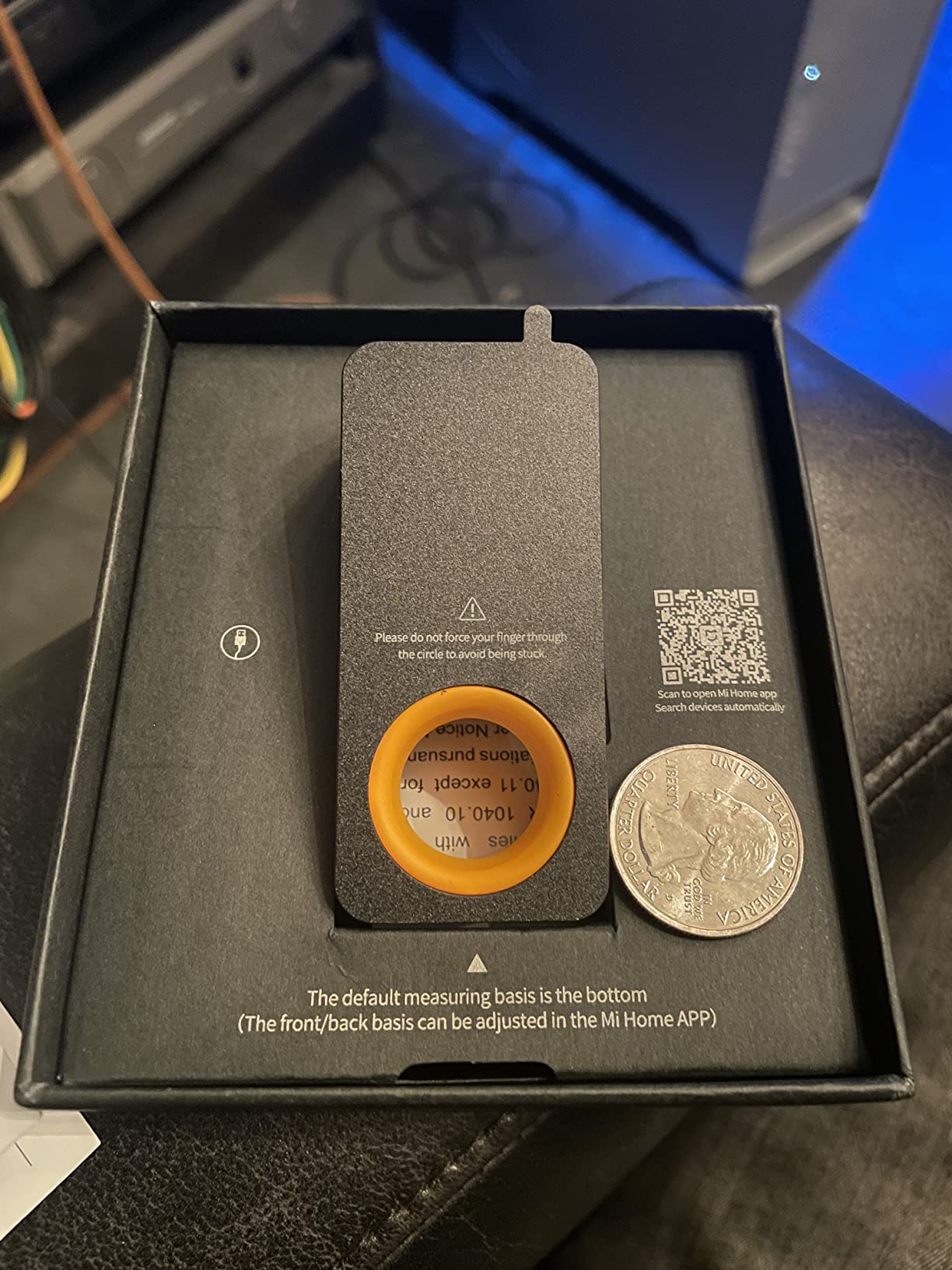 HOTO Laser Measuring Tool, Pocket-Size 98Ft Digital Laser Tape Measure ±2mm Accuracy, USB-C Rechargeable, OLED Display, Ft/M/in Unit Conversion, Real-time Data Sync, Cool Gadgets for Men & Home Use - Customer Photo 1