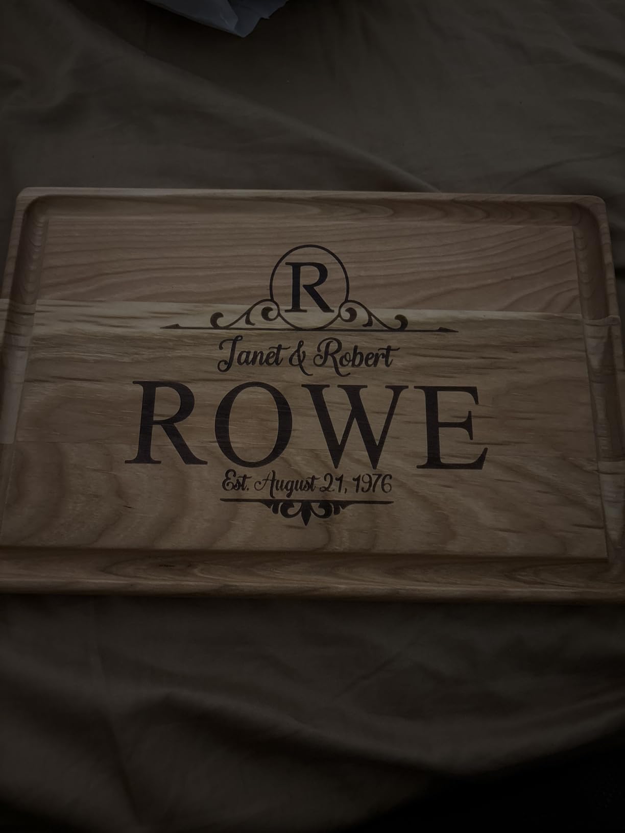 Personalized Christmas Gifts, Personalized Cutting Boards – Custom Engraved Wood Charcuterie Board – Wedding, Bridal Shower,Anniversary & Housewarming – Perfect for Couples, Family - Customer Photo 2