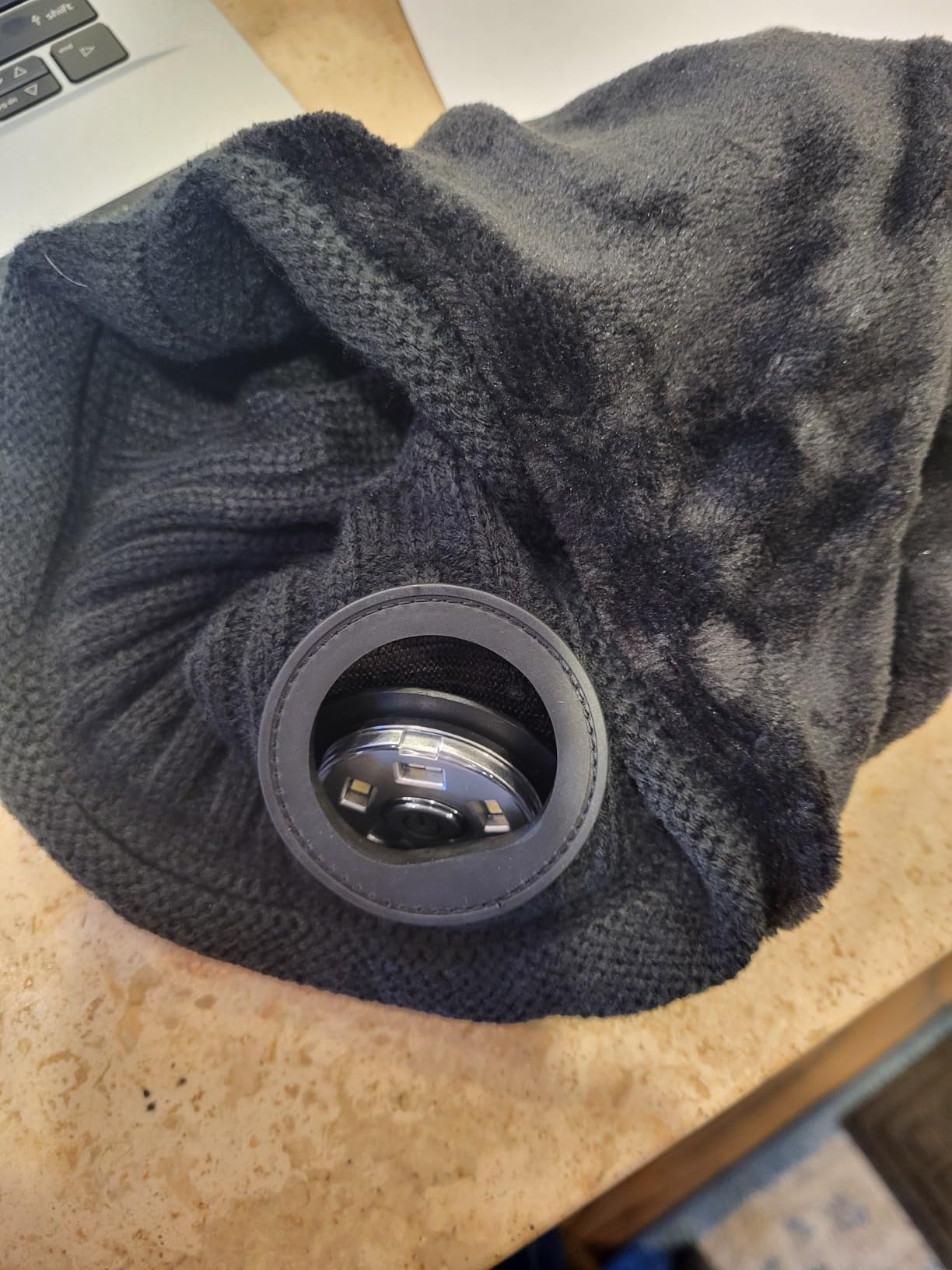 Mens Gifts Beanie Hat with Light: Stocking Stuffers Women Men Rechargeable Cap LED Flashlight Winter Hats Gift Ideas for Dad - Customer Photo 1