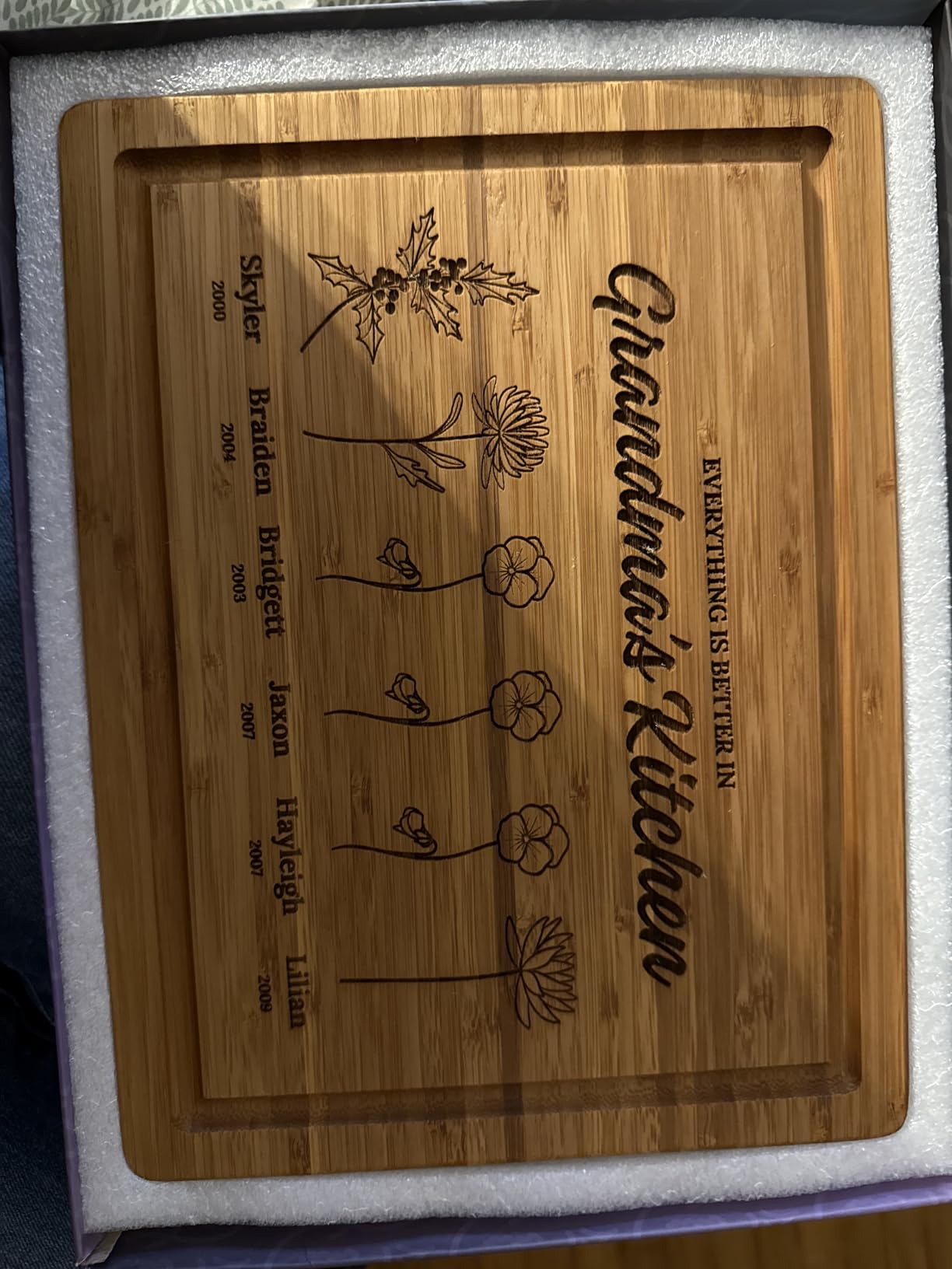 Personalized Gifts for Men Custom Engraved Cutting Board BBQ & Grilling Gift, Unique Grill Master Gift for Dad, Husband, or Father in Law Perfect Birthday or Christmas Gifts for Men 2025 - Customer Photo 2
