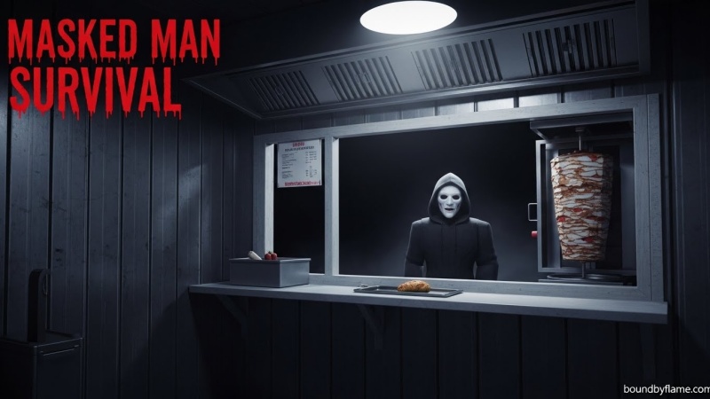 Beat the Masked Man in Scary Shawarma
