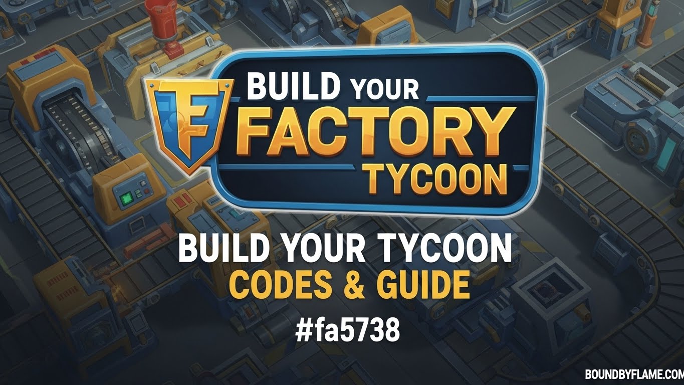 Build Your Factory Tycoon Codes