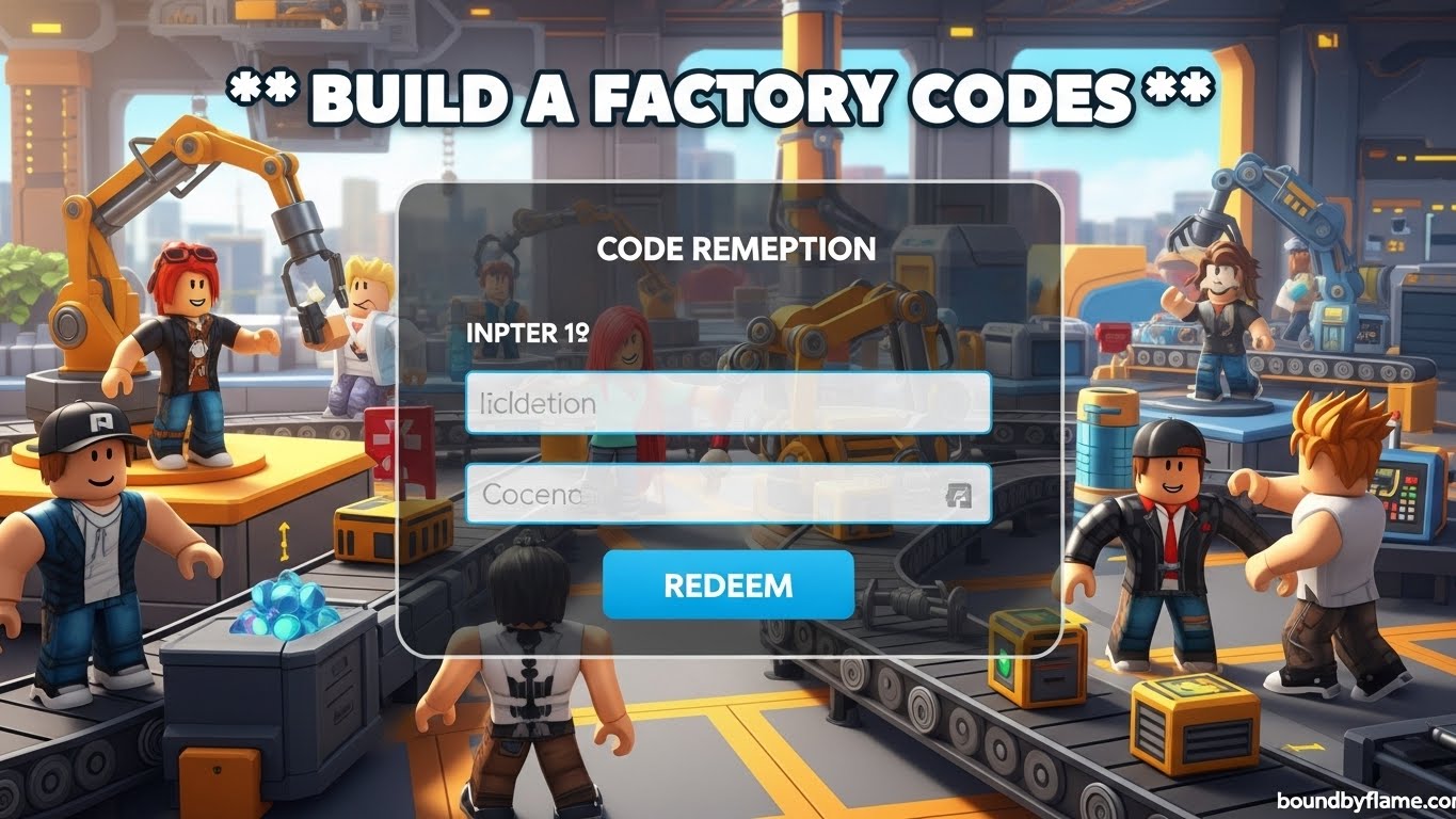 Build a Factory Codes (February 2026) 1+ New Codes Available