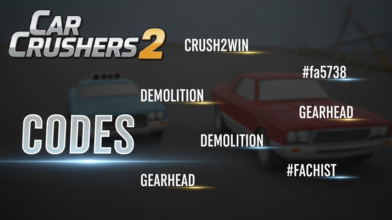 Car Crushers 2 Codes