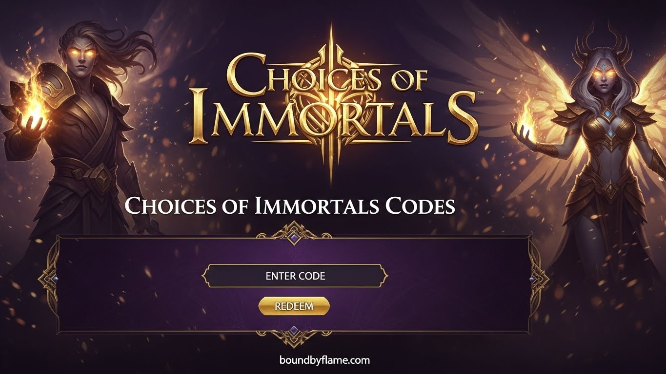 Choices of Immortals Codes