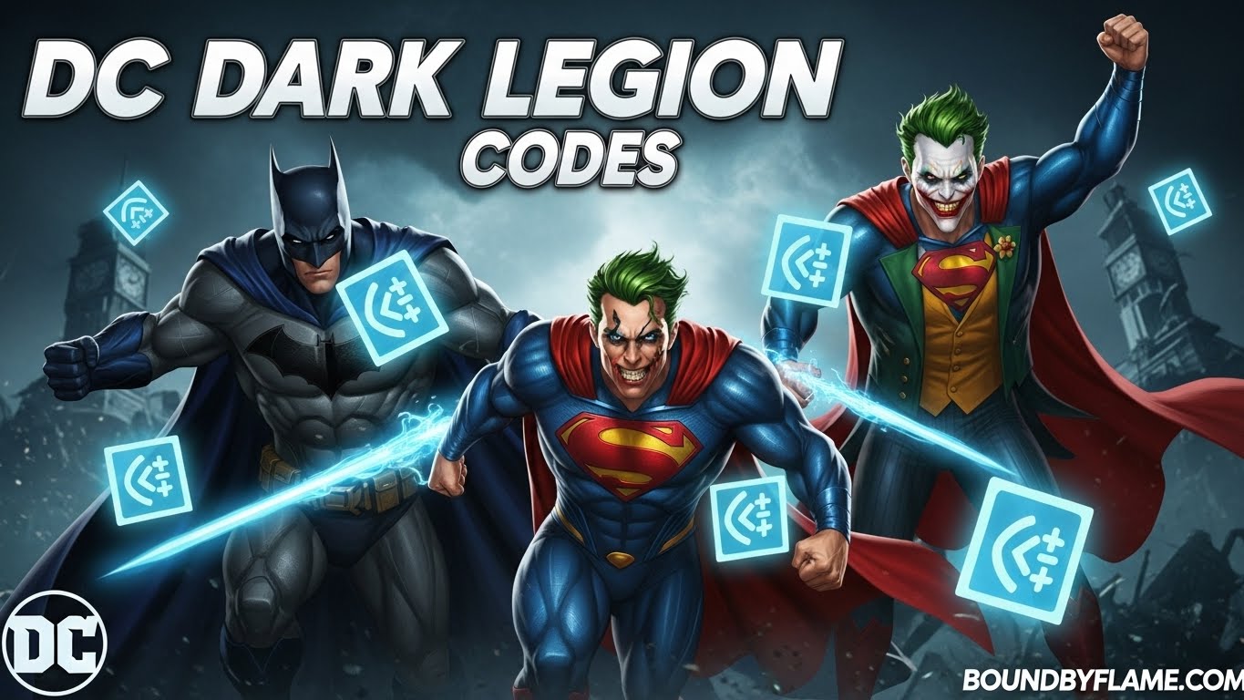 DC Dark Legion Codes