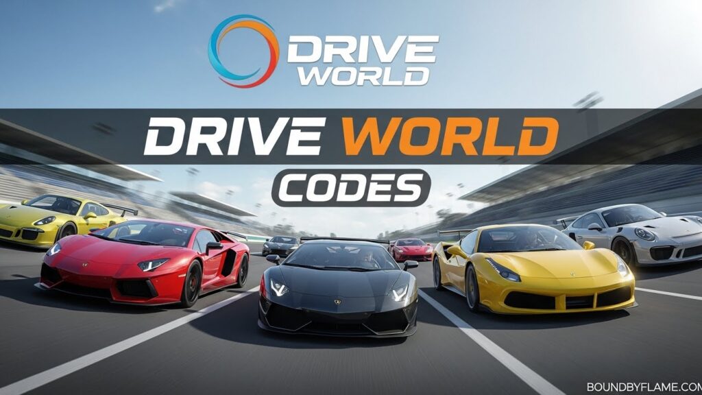 Drive World Codes February 2026 26 New Codes Available Drive World Codes 1024x576 