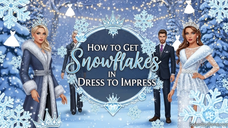 Farm Snowflakes Fast in Dress to Impress