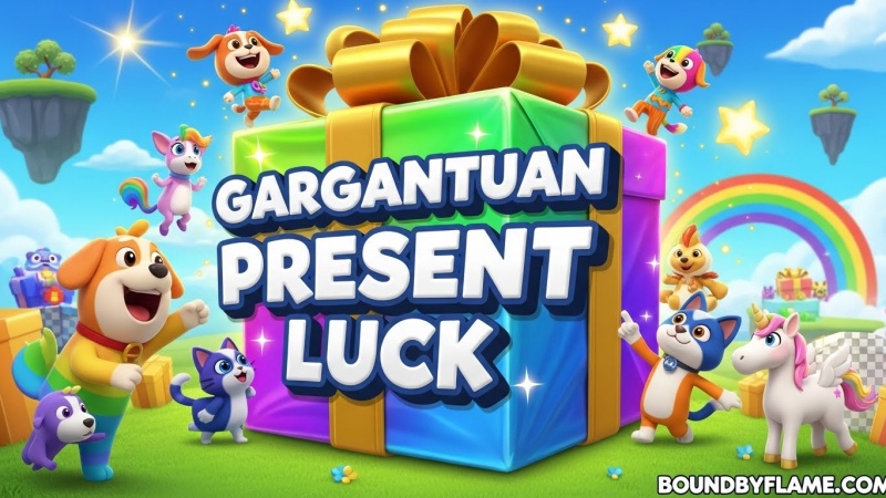 Gargantuan Present Luck in Pet Simulator 99 Guide