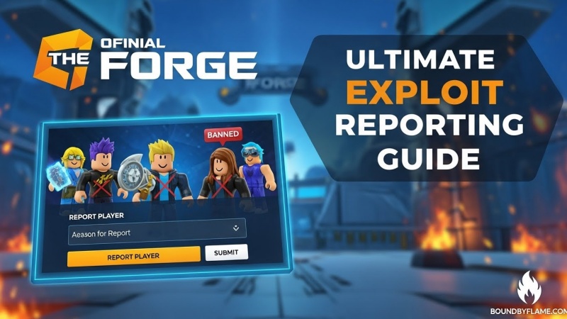 How to Report Exploiters in The Forge