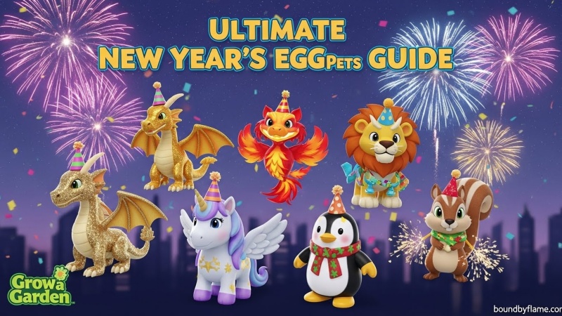 New Years Egg Pets in Grow a Garden