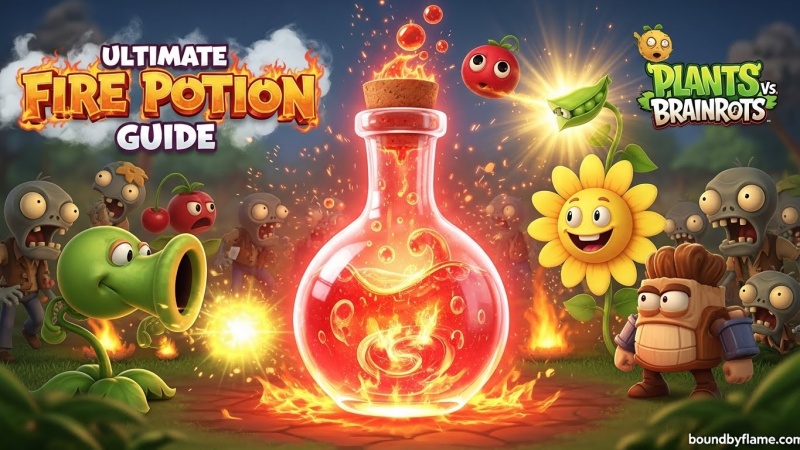 Plants Vs Brainrots Fire Potion