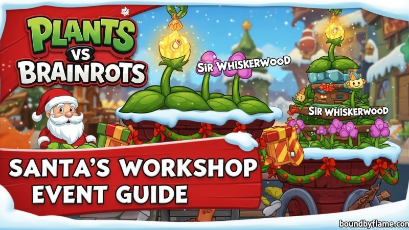 Plants vs Brainrots Santa's Workshop Event