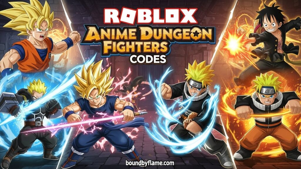 Roblox Anime Dungeon Fighters Codes (March 2026) 18+ New Codes Available