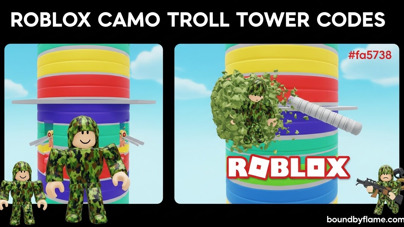 Roblox Camo Troll Tower Codes