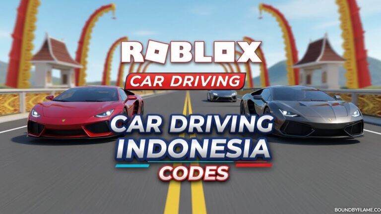 Roblox Car Driving Indonesia Codes January 2026 11 New Codes Available