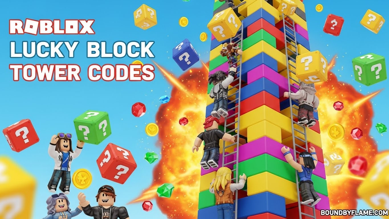 Roblox Lucky Block Tower Codes
