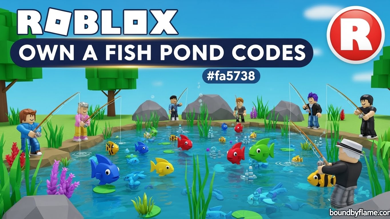 Roblox Own a Fish Pond Codes