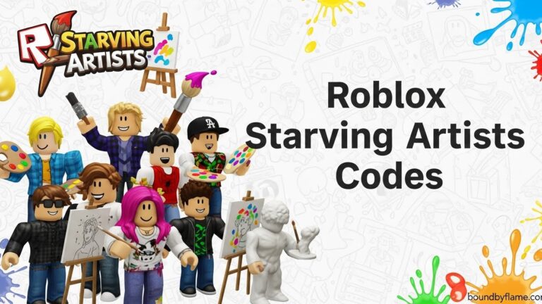 Roblox Starving Artists Codes March 2026 23 New Codes Available Roblox Starving Artists Codes 768x432 