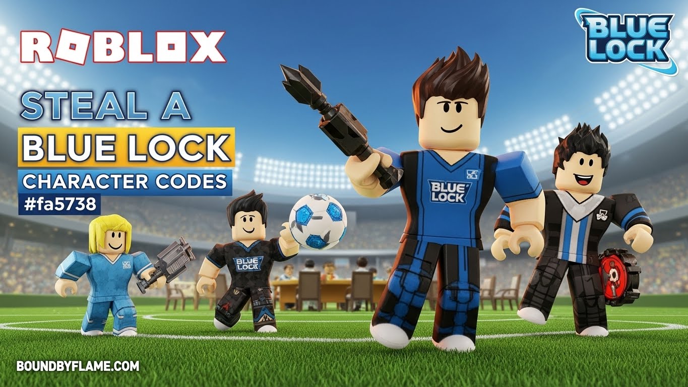Roblox Steal a Blue Lock Character Codes