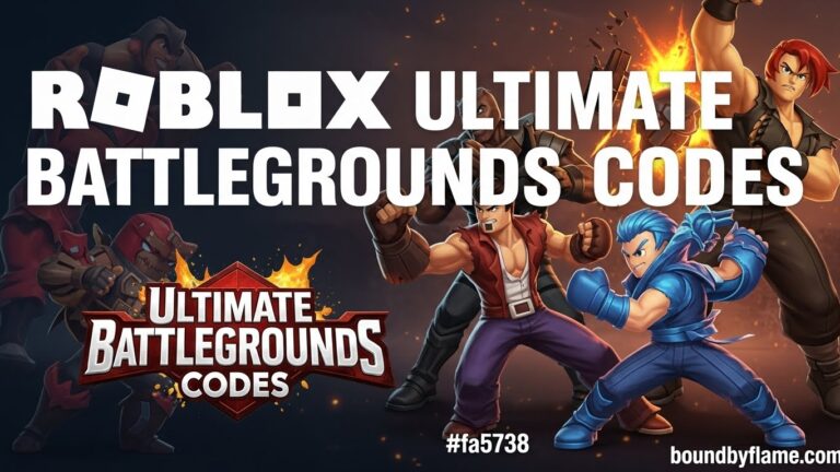 Roblox Ultimate Battlegrounds Codes (March 2026) 1+ New Codes Available