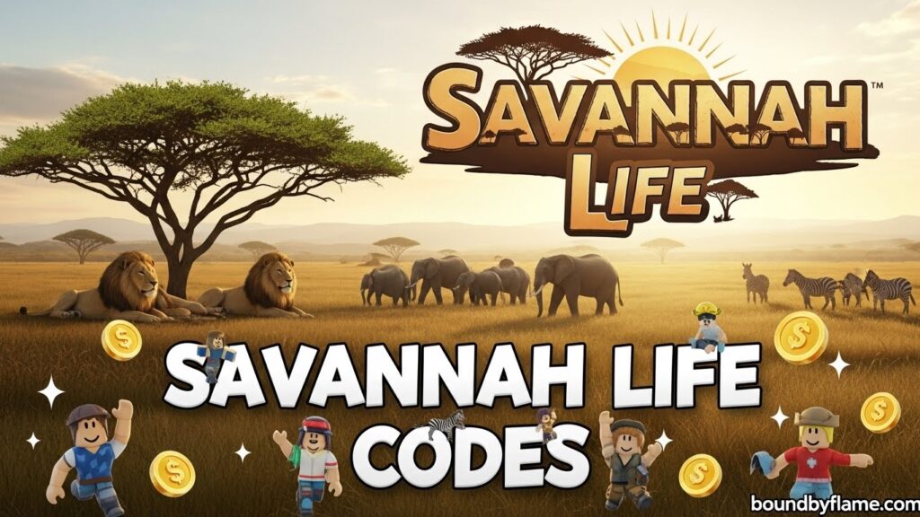 Savannah Life Codes March 2026 9 New Codes Available Savannah Life Codes 1024x576 