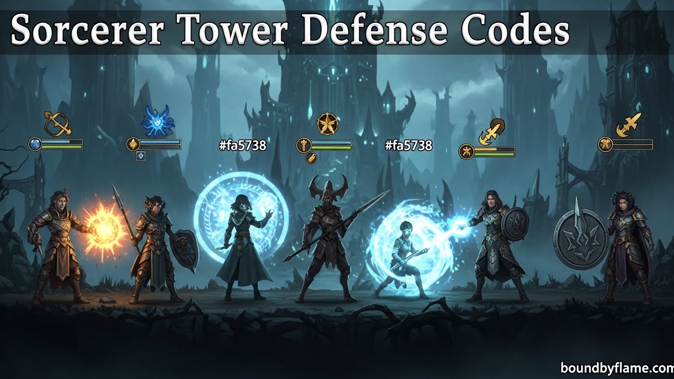 Sorcerer Tower Defense Codes (March 2026) 18+ New Codes Available