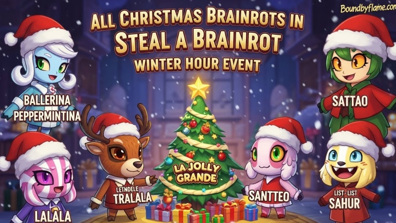 Steal a Brainrot Winter Hour Event