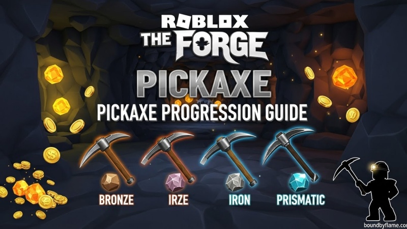 The Forge Pickaxe Progression
