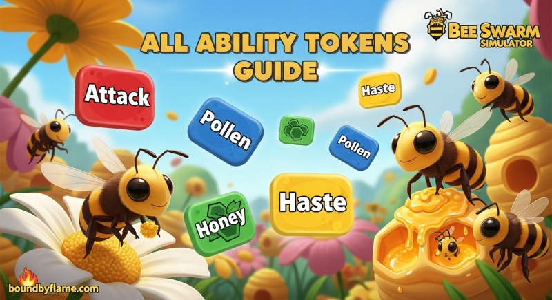 All Ability Tokens in Bee Swarm Simulator
