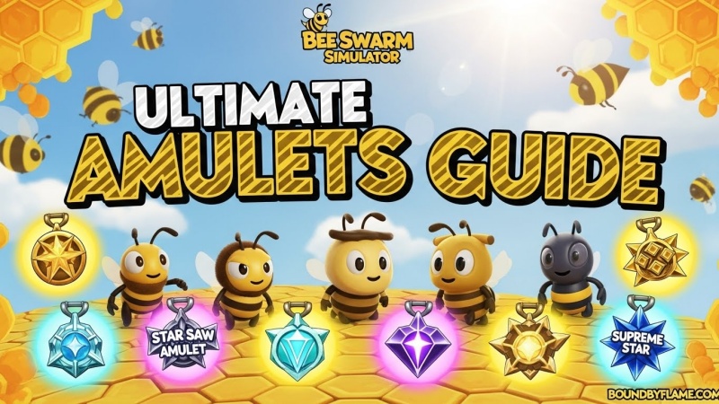 All Bee Swarm Simulator Amulets with Stats