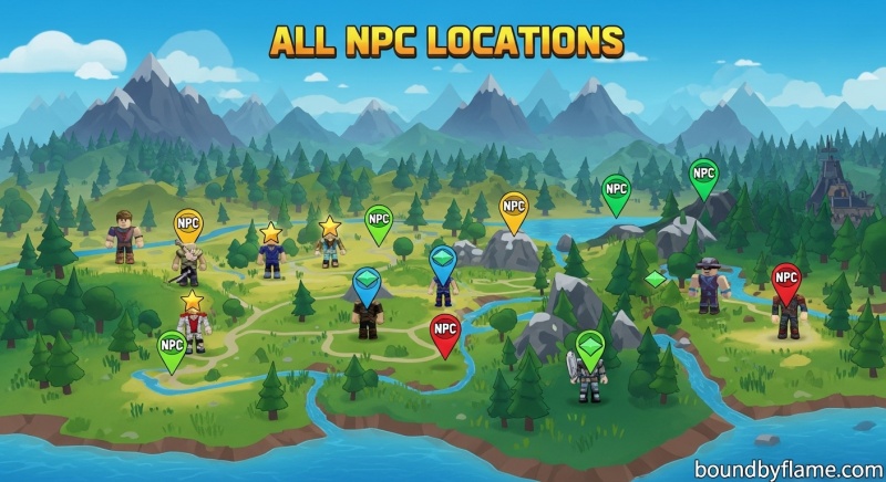 All NPC Locations in Solo Hunters