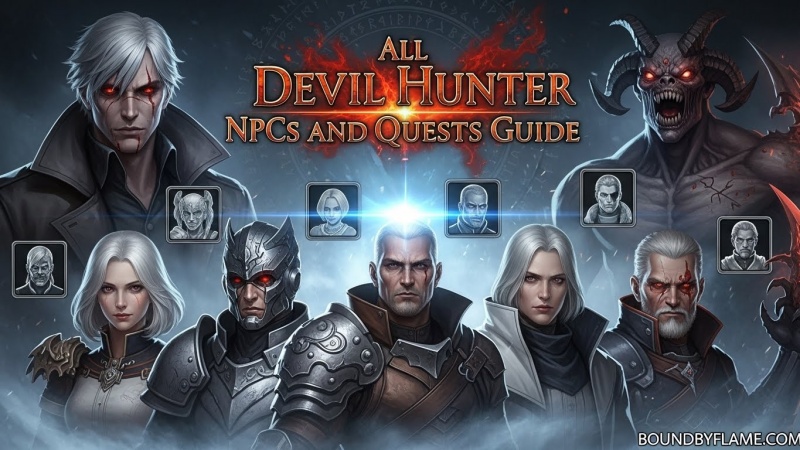 All NPCs and Quests in Devil Hunter