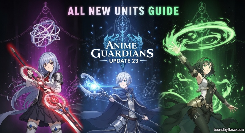 All New Units in Anime Guardians