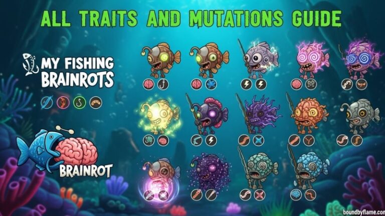 All Traits & Mutations in My Fishing Brainrots (February 2026) Pro Guide