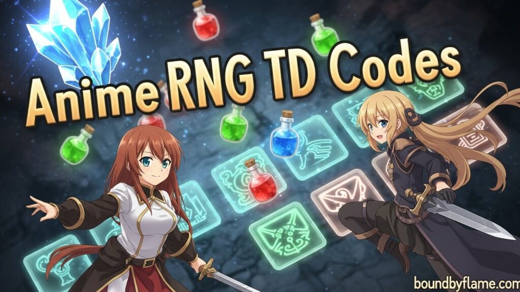 Anime RNG TD Codes (March 2026) 11+ New Codes Available