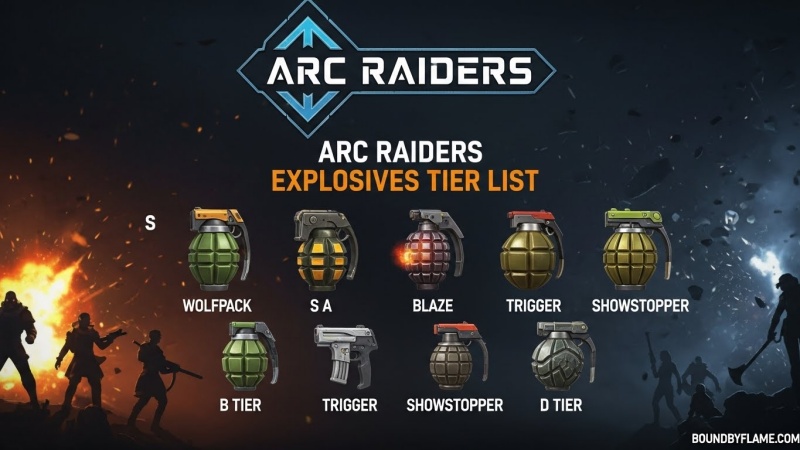 Arc Raiders Explosives Tier List