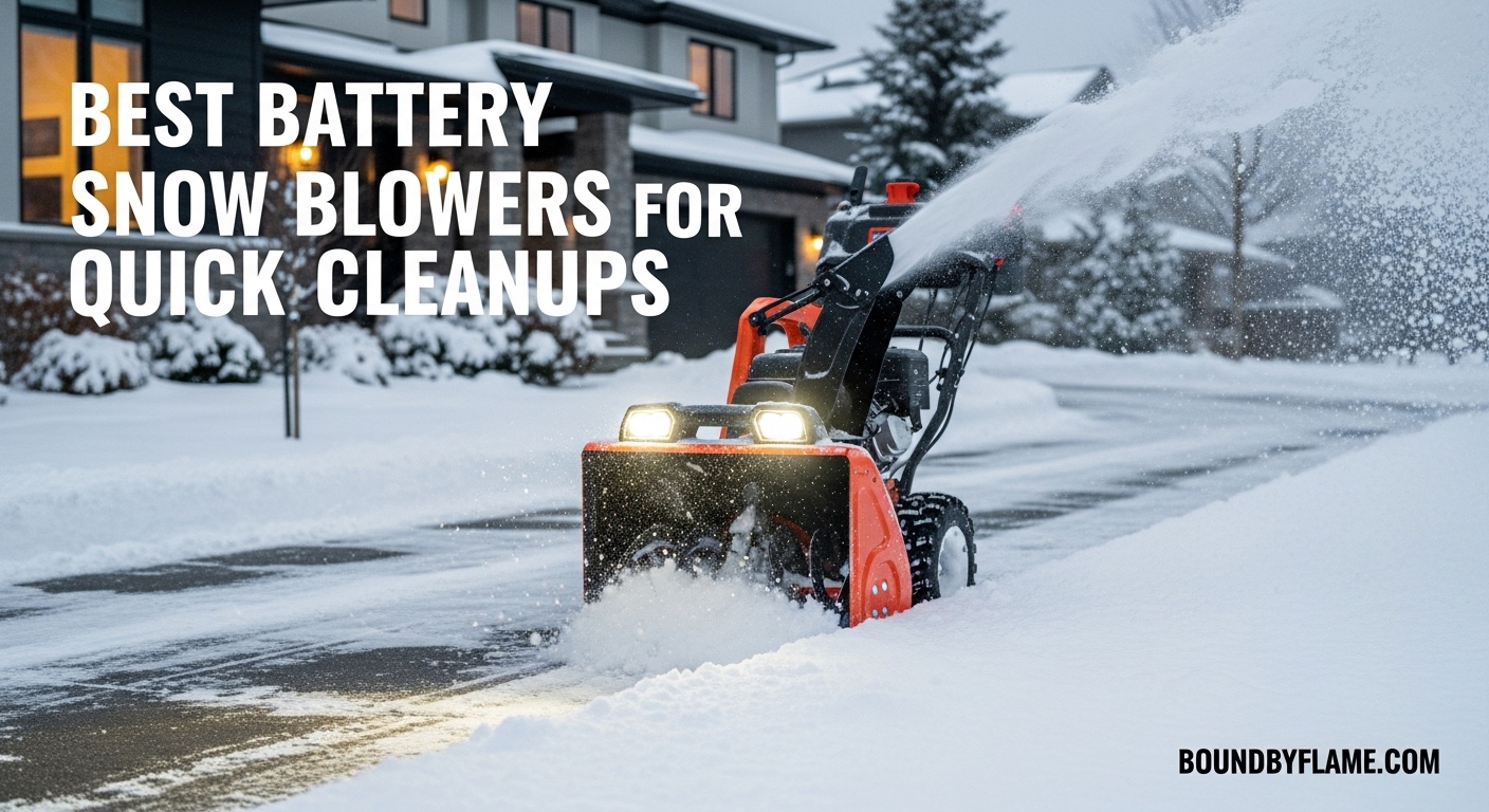 Best Battery Snow Blowers for Quick Cleanups