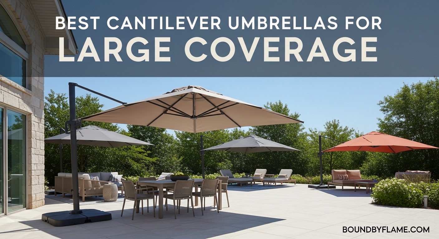 Best Cantilever Umbrellas for Large Coverage