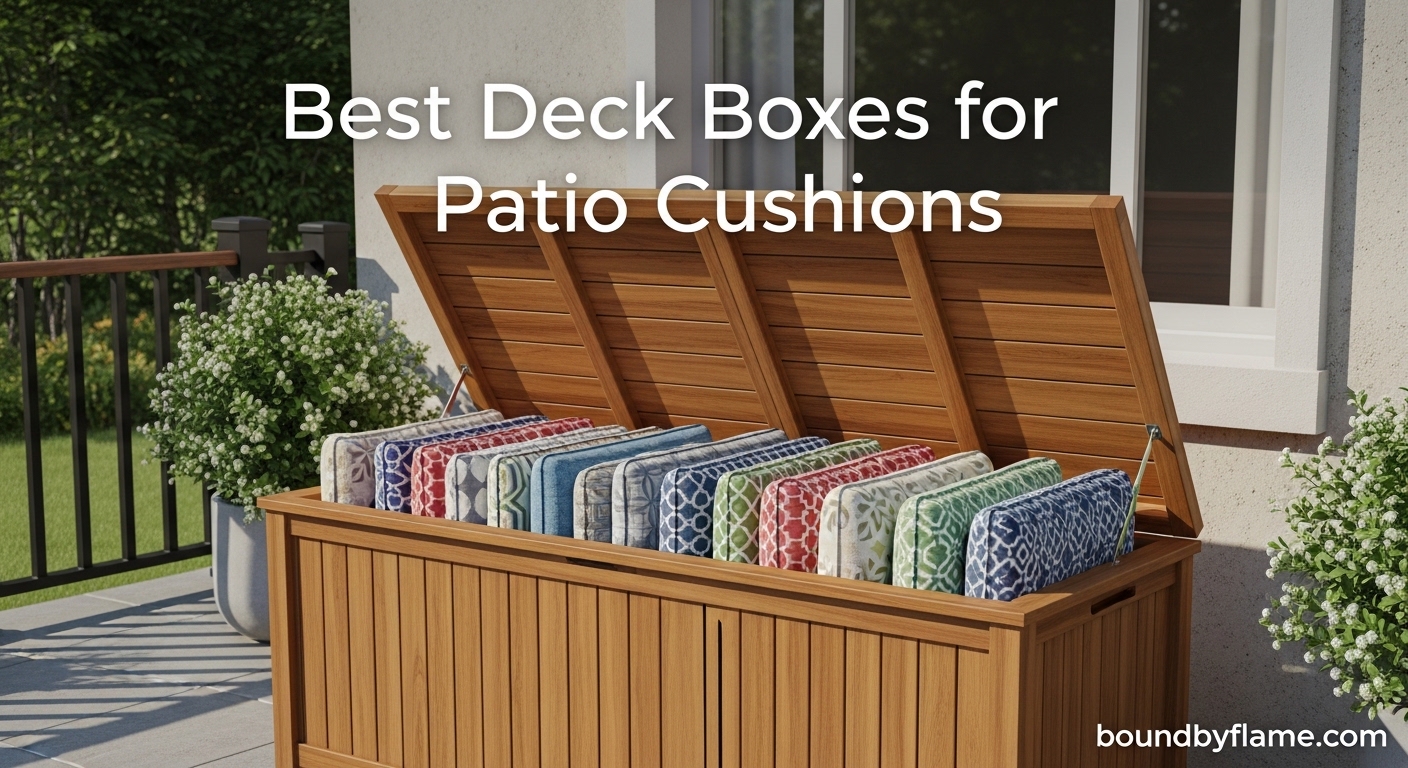 Best Deck Boxes for Patio Cushions