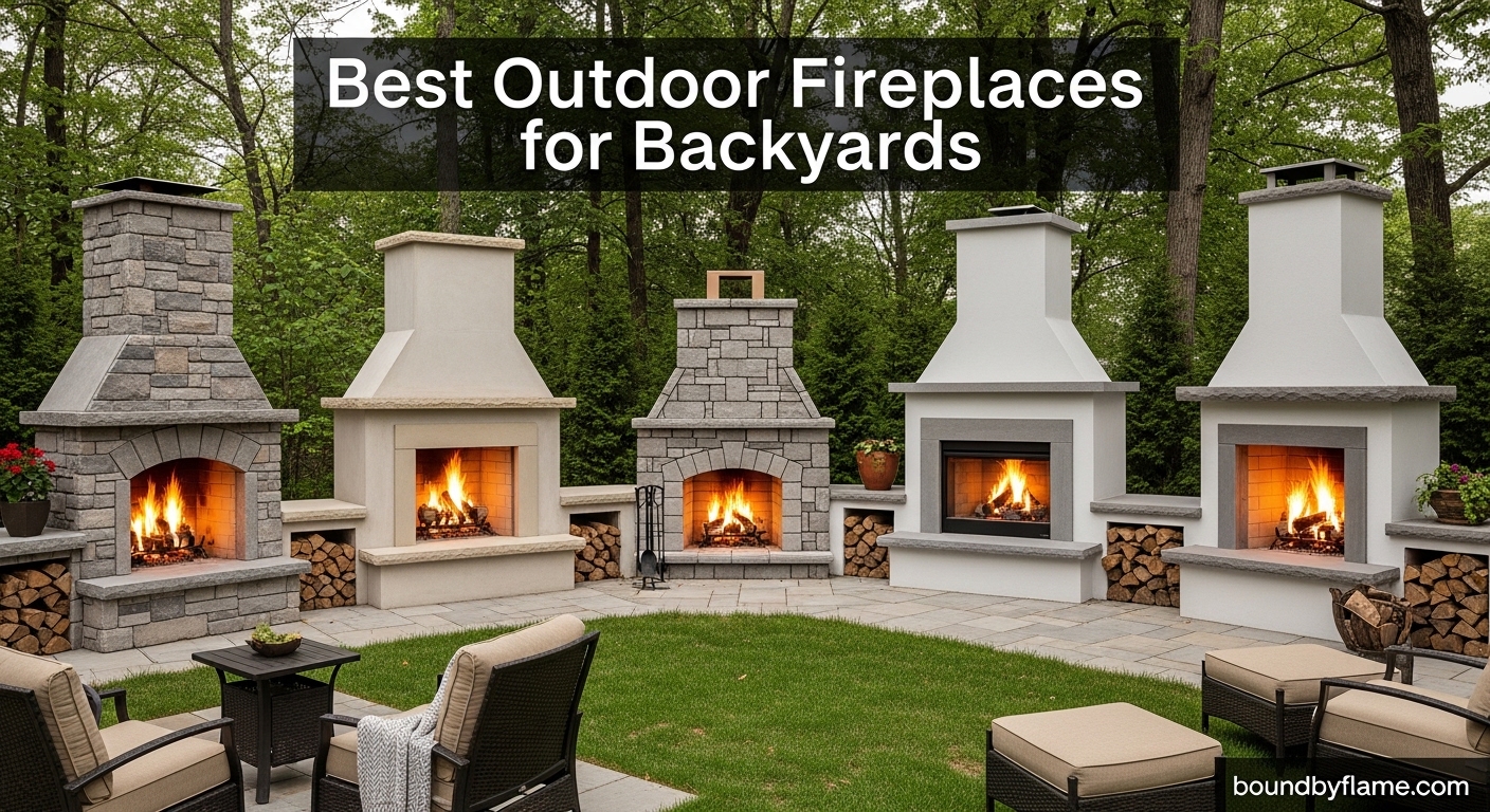 Best Outdoor Fireplaces for Backyards